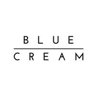 blue and cream logo