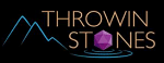 throwinstones.com crystals logo