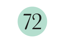 72 Hair Logo